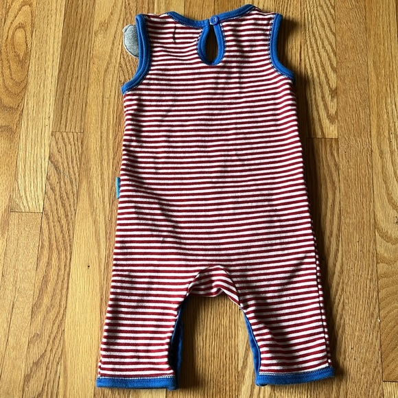 Elephant and Mouse Striped Romper - Picture 4 of 5